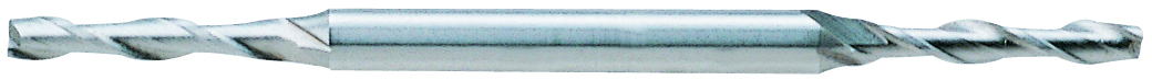 Picture of YG-1 51260CN Dia 3/32 SH 0.1875 LOC 0.2812 OAL2.6250 End Mill Standard Flute Standard Helix Cobalt TiN Double End Square Sharp General Purpose