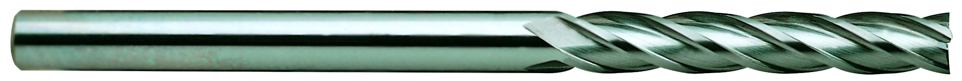 Picture of YG-1 55593TF Dia 1/2 SH 0.50 LOC 3.00 OAL6.00 End Mill Standard Flute Standard Helix Carbide TiAlN Single End Square Sharp Carbide EndMillS