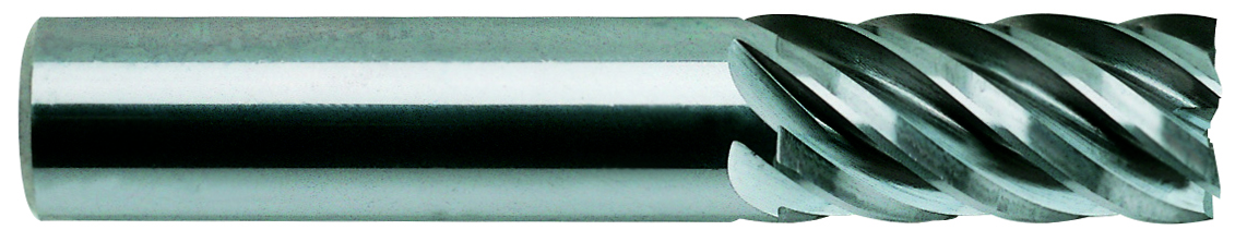 Picture of YG-1 84584TE Dia 3/8 SH 0.3750 LOC 0.8750 OAL2.50 End Mill Standard Flute Standard Helix Carbide TiAlN Single End Square Sharp Carbide EndMillS