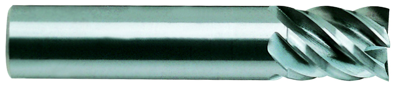 Picture of YG-1 85573TC Dia 1/4 SH 0.2500 LOC 0.3750 OAL2.00 End Mill Standard Flute High Helix Carbide TiCN Single End Square Sharp Carbide EndMillS