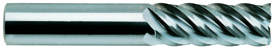 Picture of YG-1 86584TF-030R Dia 3/8 SH 0.3750 LOC 1.00 OAL2.50 End Mill Standard Flute High Helix Carbide TiAlN Single End Corner Radius0.0300 0.76mm Carbide EndMillS