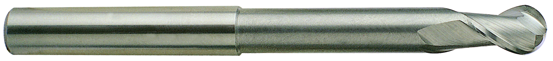 Picture of YG-1 89595TC Dia 5/8 SH 0.6250 LOC 0.7500 OAL5.00 End Mill Standard Flute Standard Helix Carbide TiCN Single End Ball NoseBall Alu-Power End Mill