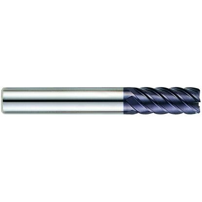 Picture of YG-1 93446 Dia 6mm SH 0.2362 LOC 0.5118 OAL2.7559 End Mill Standard Flute High Helix Carbide TiAlN Single End Corner Radius0.0197 0.50mm X-Power