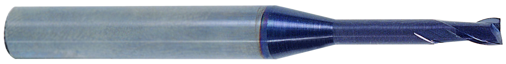 Picture of YG-1 93562 Dia 1/8 SH 0.2500 LOC 0.1875 OAL2.2500 End Mill Standard Flute Standard Helix Carbide TiAlN Single End Square Sharp X-Power