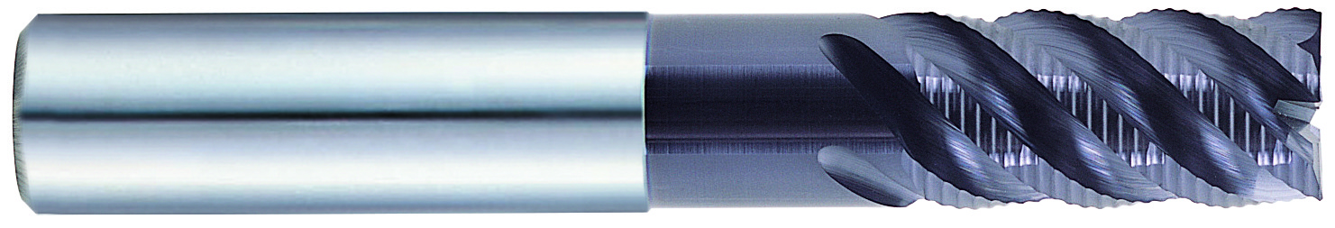 Picture of YG-1 95102 Dia 5/16 SH 0.3125 LOC 0.7500 OAL2.50 End Mill Carbide TiAlN Single End Square Sharp J-Power