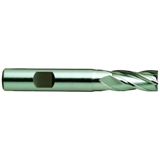 Picture of YG-1 97008 Dia 1/8 SH 0.1250 LOC 0.50 OAL2.00 End Mill Standard Flute Standard Helix Carbide Uncoated Single End Square Sharp Alu-Power End Mill
