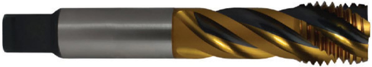 Picture of YG-1 BG642GB 5/8-11.00TPI Cut Spiral Flute Mod Bottom 2.0P-3.0P HSS-EX Gold-Black