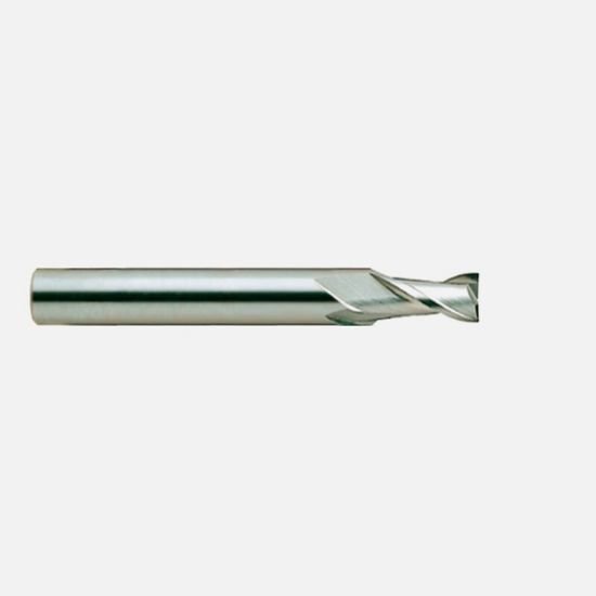 Picture of YG-1 E5020032 Dia 1/2" SH 0.50 LOC 1.00 OAL 3.00 End Mill Standard Flute High Helix Carbide Uncoated Single End Square Sharp Generic