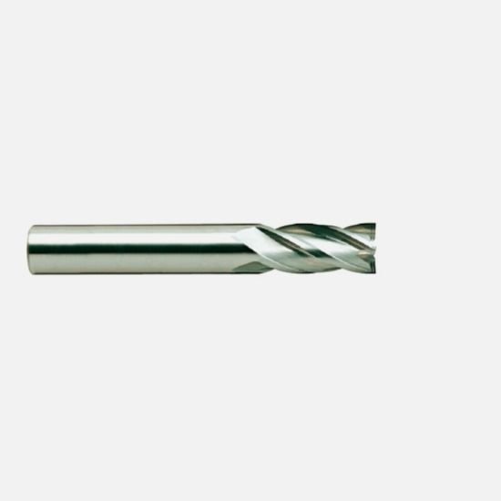 Picture of YG-1 E5021016 Dia 1/4" SH 0.2500 LOC 0.7500 OAL 2.50 End Mill Standard Flute High Helix Carbide Uncoated Single End Square Sharp Generic