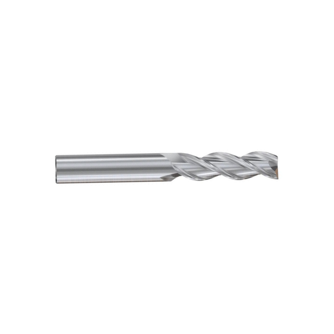Picture of YG-1 E5G95908 Dia 3/8 SH 0.3750 LOC 1.50 OAL3.50 End Mill Standard Flute Standard Helix Carbide Uncoated Single End Square Sharp Alu-Power HPC