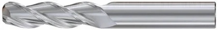 Picture of YG-1 E5G97958 Dia 7/16 SH 0.4375 LOC 2.00 OAL4.00 End Mill Standard Flute Standard Helix Carbide Uncoated Single End Corner Radius0.1200 3.05mm Alu-Power HPC