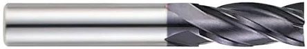 Picture of YG-1 E5G97977 Dia 1/2 SH 0.50 LOC 2.00 OAL4.00 End Mill Standard Flute Standard Helix Carbide Uncoated Single End Corner Radius0.0300 0.76mm Alu-Power HPC