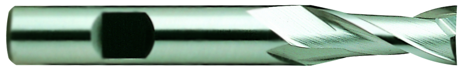 Picture of YG-1 E9983032TF Dia 1/2 SH 0.50 LOC 1.00 OAL3.00 End Mill Standard Flute Standard Helix Powder Metal TiAlN Single End Square Sharp Tank-Power End Mill