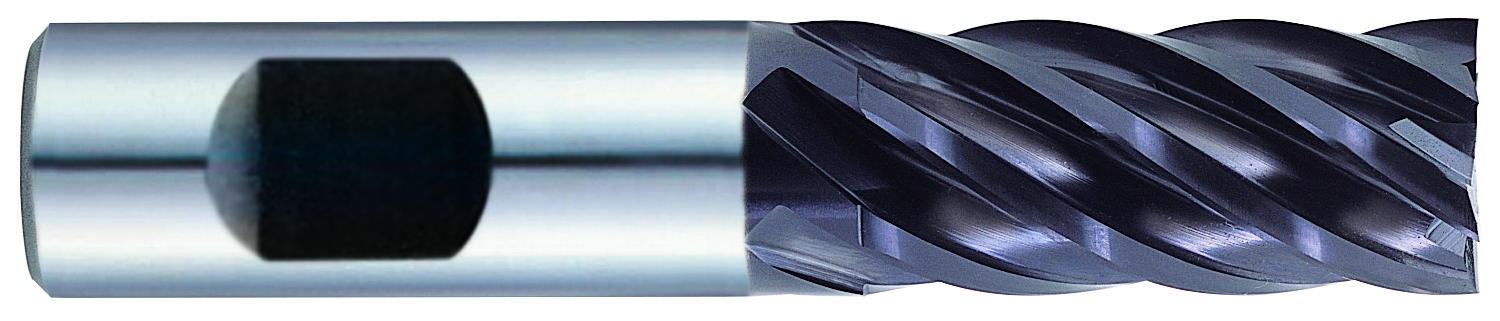 Picture of YG-1 EE515120 Dia 12mm SH 0.4724 LOC 1.0236 OAL3.2677 End Mill Standard Flute Standard Helix Carbide TiAlN Single End Square Sharp J-Power