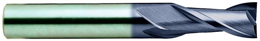 Picture of YG-1 EH527090 Dia 9mm SH 0.3543 LOC 0.6299 OAL2.6378 End Mill Standard Flute Standard Helix Carbide TiAlN Single End Square Sharp Carbide EndMillS