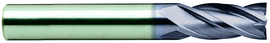 Picture of YG-1 EH540075 Dia 7.50mm SH 0.2953 LOC 0.7480 OAL2.480 End Mill Standard Flute Standard Helix Carbide TiAlN Single End Square Sharp Carbide EndMillS