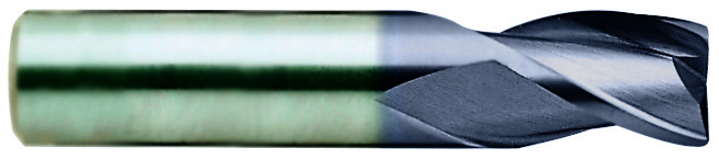 Picture of YG-1 EH882120 Dia 12mm SH 0.4724 LOC 0.4724 OAL2.8740 End Mill Standard Flute Standard Helix Carbide TiAlN Single End Corner Radius0.0307 0.78mm - 0.0033 0.09mm Carbide EndMillS