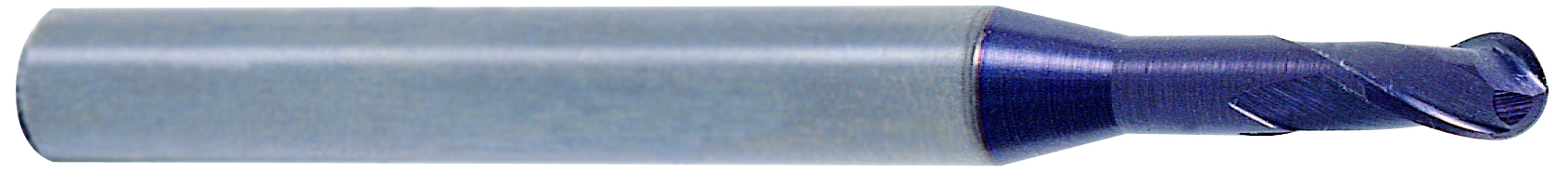 Picture of YG-1 EM886902 Dia 1mm SH 0.1575 LOC 0.0591 OAL1.7717 End Mill Standard Flute Standard Helix Carbide TiAlN Single End Square Sharp X-Power