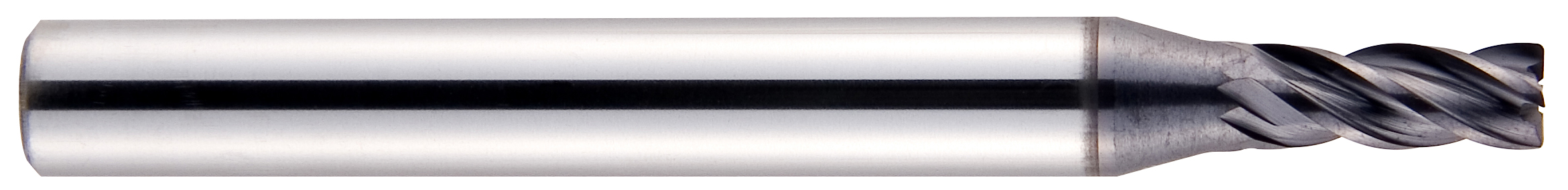 Picture of YG-1 EMB42050 Dia 5mm SH 0.2362 LOC 0.3937 OAL2.1260 End Mill Standard Flute Variable Helix Carbide TiAlN Single End Square Sharp V7 Mill