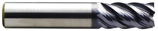 Picture of YG-1 EMB77064 Dia 1 SH 1.00 LOC 1.50 OAL4.00 End Mill Standard Flute Variable Helix Carbide TiAlN Single End Square Sharp V7 Mill