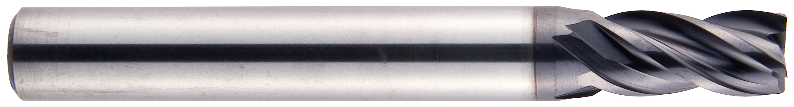 Picture of YG-1 EMC75010 Dia 5/32 SH 0.1875 LOC 0.1875 OAL2.00 End Mill Standard Flute Variable Helix Carbide TiAlN Single End Square Sharp V7 Mill