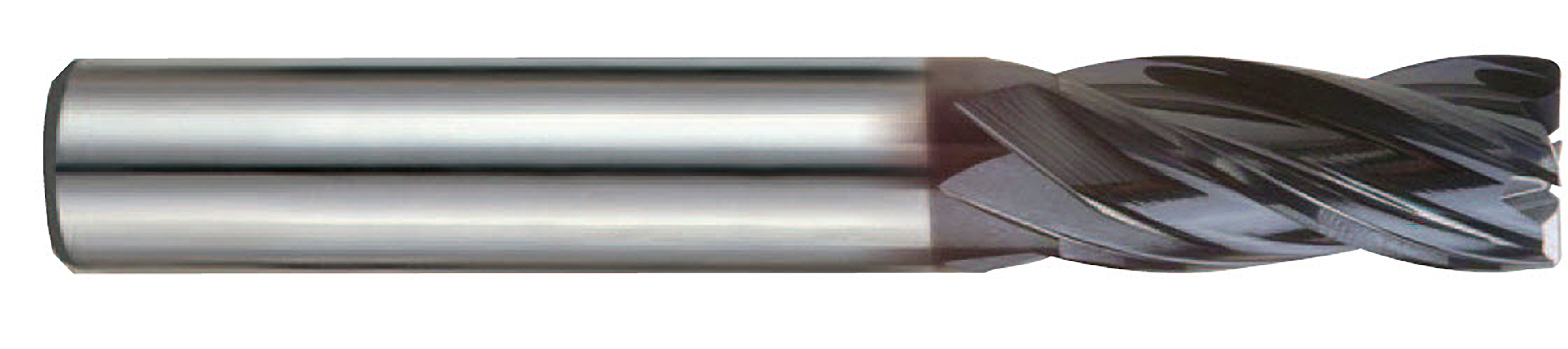 Picture of YG-1 EMD40120 Dia 12mm SH 0.4724 LOC 1.0236 OAL3.2677 End Mill Standard Flute Variable Helix Carbide TiAlN Single End Corner Radius0.0236 0.60mm V7 Mill