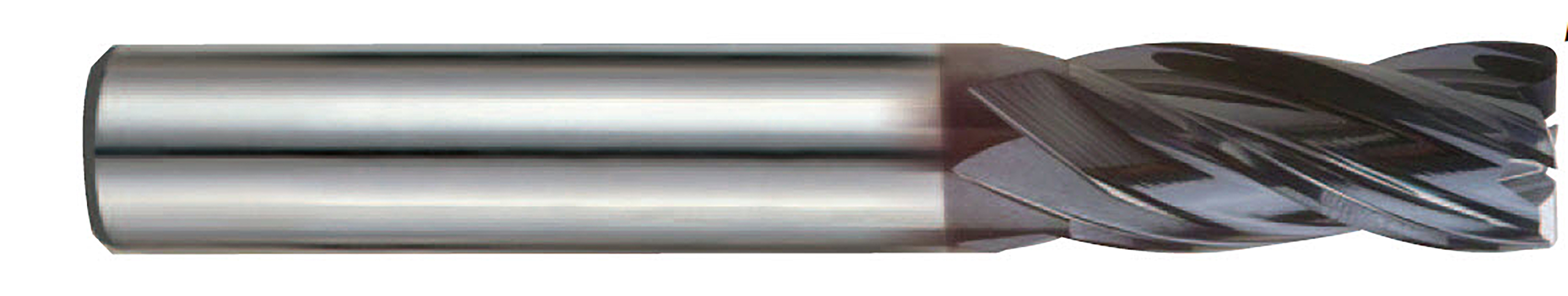 Picture of YG-1 EMD41060 Dia 6mm SH 0.2362 LOC 0.5118 OAL2.2441 End Mill Standard Flute Variable Helix Carbide TiAlN Single End Corner Radius0.0236 0.60mm V7 Mill