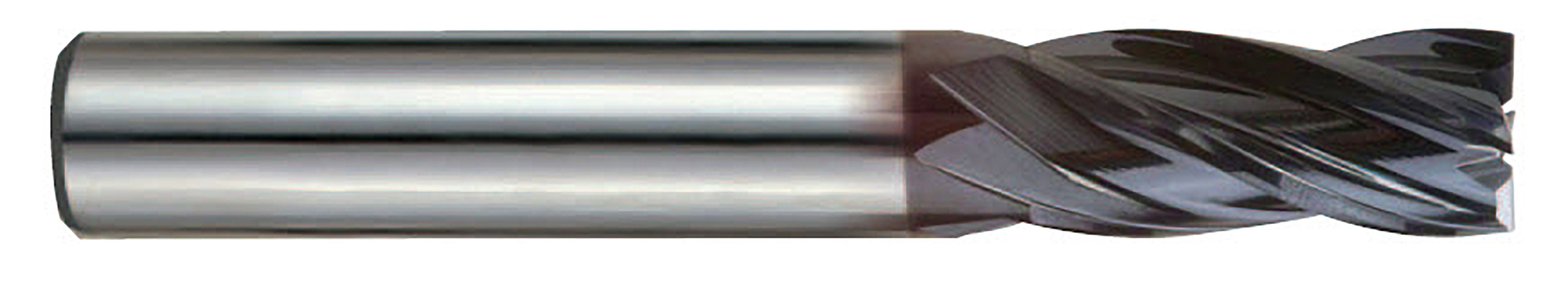 Picture of YG-1 EMD56008 Dia 1/8 SH 0.1250 LOC 0.1250 OAL1.50 End Mill Standard Flute Variable Helix Carbide TiAlN Single End Square Sharp V7 Mill