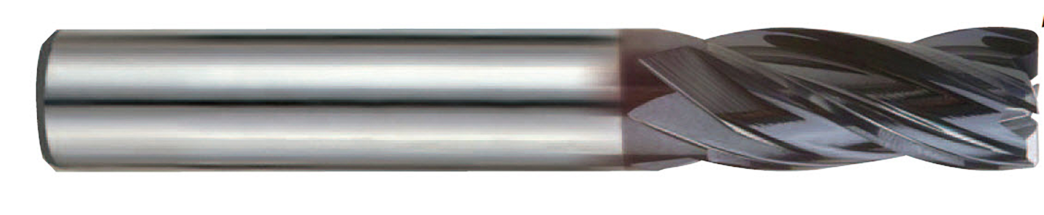 Picture of YG-1 EMD59040 Dia 5/8 SH 0.6250 LOC 0.6250 OAL3.00 End Mill Standard Flute Variable Helix Carbide TiAlN Single End Corner Radius0.0350 0.89mm V7 Mill