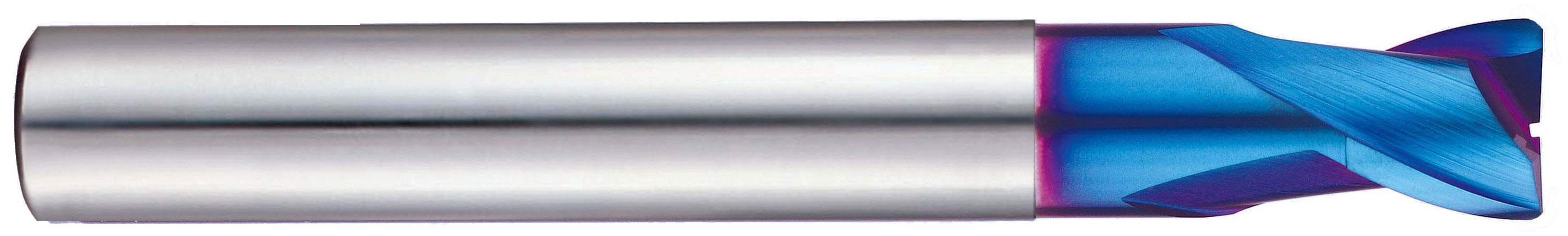 Picture of YG-1 G8A36100 Dia 10mm SH 0.3937 LOC 0.4724 OAL2.9528 End Mill Standard Flute Standard Helix Carbide TiAlN Single End Corner Radius0.0079 0.20mm X-5070 End Mill