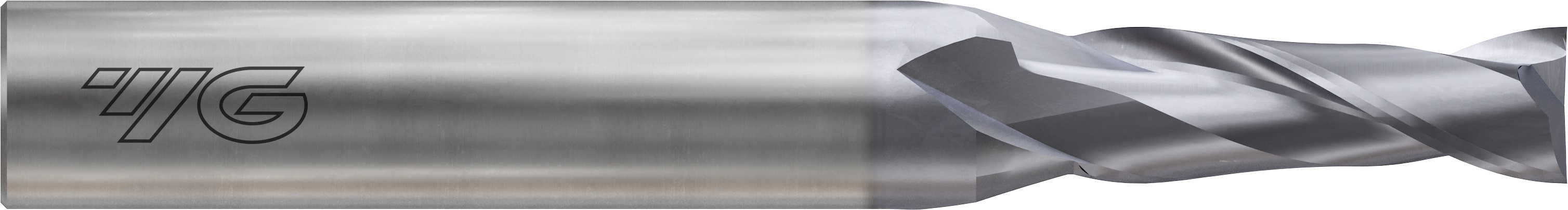Picture of YG-1 GMF24012 Dia 3/16 SH 0.2500 LOC 0.50 OAL2.7500 End Mill Standard Flute Standard Helix Carbide TiAlN Single End Square Sharp 4G Mill