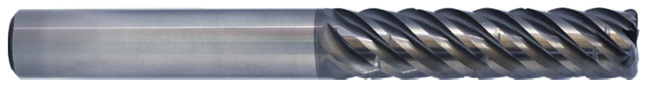 Picture of YG-1 GMF58915 Dia 18mm SH 0.7087 LOC 1.2598 OAL3.6220 End Mill Standard Flute Variable Helix Carbide TiAlN Single End Corner Radius0.1181 3.00mm V7 Plus