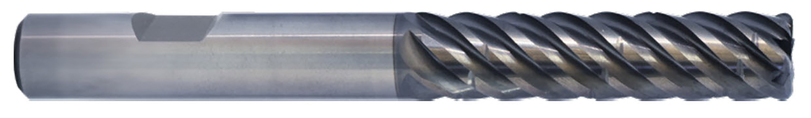 Picture of YG-1 GMF59180 Dia 18mm SH 0.7087 LOC 1.2598 OAL3.6220 End Mill Standard Flute Variable Helix Carbide TiAlN Single End Corner Radius0.0394 1.00mm V7 Plus