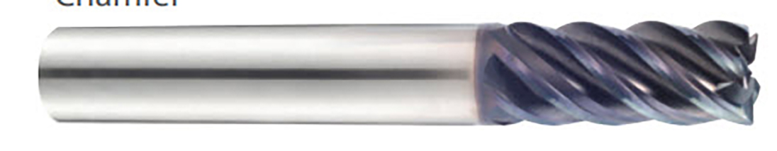 Picture of YG-1 GMG24250 Dia 25mm SH 0.9843 LOC 1.1417 OAL3.9370 End Mill Standard Flute Variable Helix Carbide TiAlN Single End Square Sharp TitaNox Power End Mill