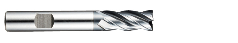 Picture of YG-1 GYG65012 Dia 3/16 SH 0.3750 LOC 0.50 OAL2.3750 End Mill Standard Flute Variable Helix Powder Metal TiAlN Single End Square Sharp Only One