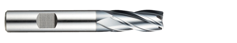 Picture of YG-1 GYG66012 Dia 3/16 SH 0.3750 LOC 0.50 OAL2.3750 End Mill Standard Flute Variable Helix Powder Metal TiAlN Single End Square Sharp Only One