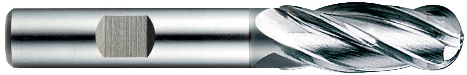 Picture of YG-1 GYG66020 Dia 5/16 SH 0.3750 LOC 0.7500 OAL2.50 End Mill Standard Flute Variable Helix Powder Metal TiAlN Single End Square Sharp Only One