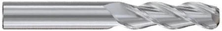 Picture of YG-1 JAG97941 Dia 3/8 SH 0.3750 LOC 2.00 OAL4.00 End Mill Standard Flute Standard Helix Carbide TiCN Single End Corner Radius0.0300 0.76mm Alu-Power HPC
