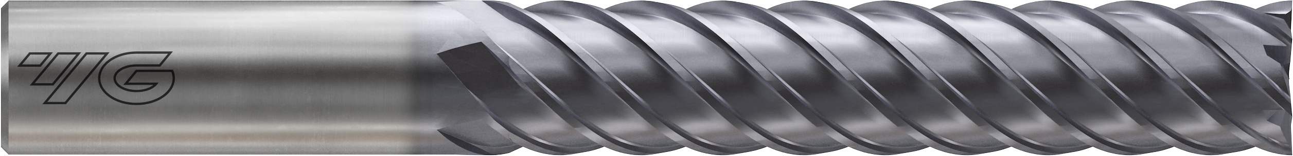 Picture of YG-1 SEME7510050 Dia 10mm SH 0.3937 LOC 1.9685 OAL3.9370 End Mill Standard Flute High Helix Carbide TiAlN Single End Square Sharp 4G Mill