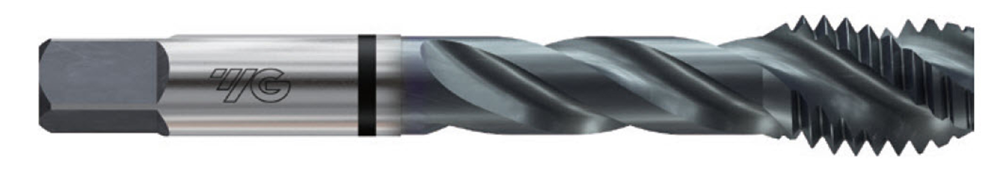 Picture of YG-1 T5315C M6-1.00mm Cut Spiral Flute Plug 4.0P-5.0P HSS-EX TiCN
