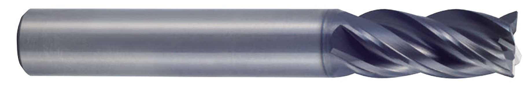 Picture of YG-1 UGMF76S906 Dia 1/2 SH 0.50 LOC 2.50 OAL4.50 End Mill Standard Flute Variable Helix Carbide TiAlN Single End Square Sharp V7 Plus A