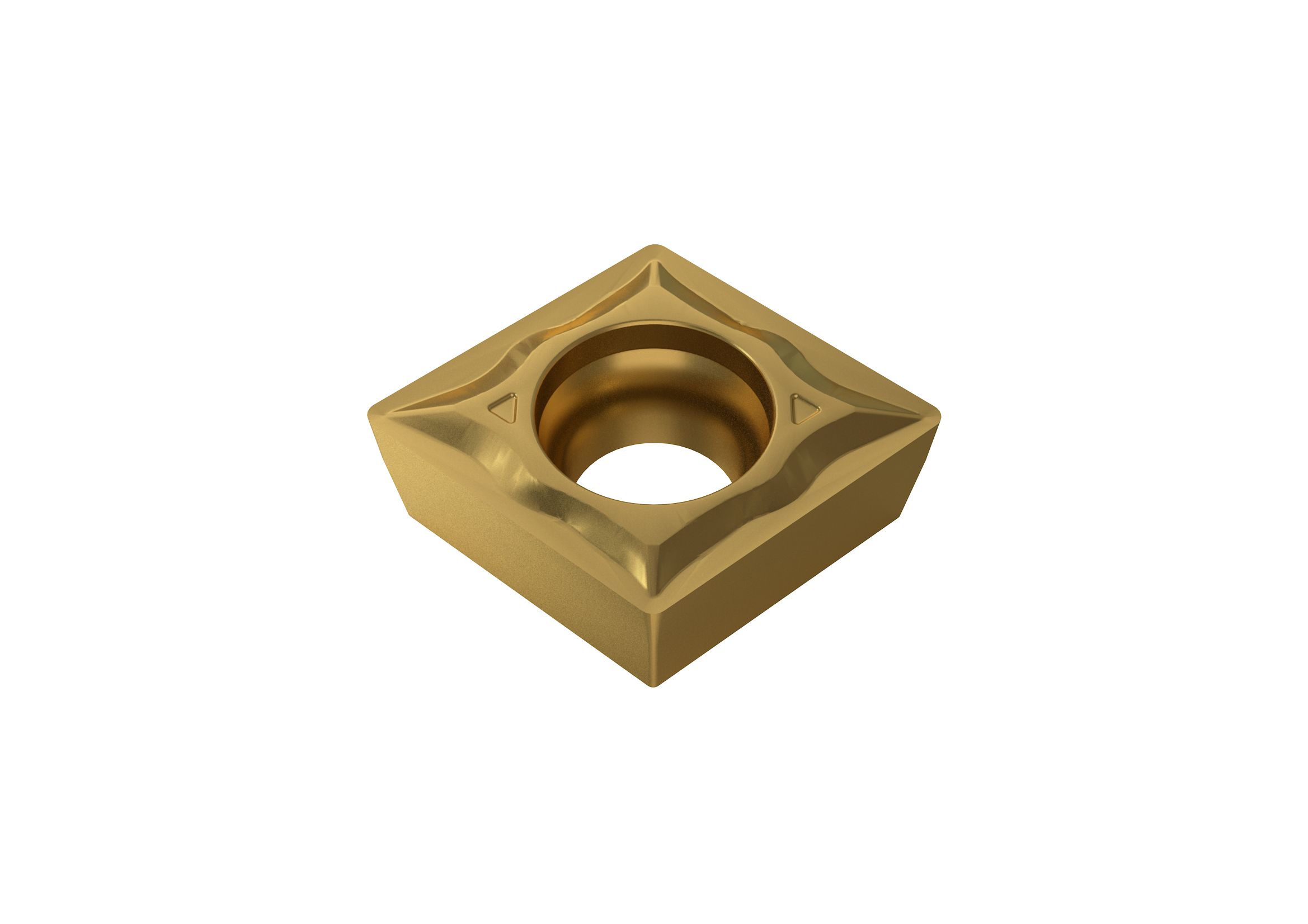 Picture of CCMT251UF YG801 YG-1 CCMT09T304-UF YG801 80.0° Positive Carbide 0.0781 1.98mm Radius Finishing, Semi Finishing