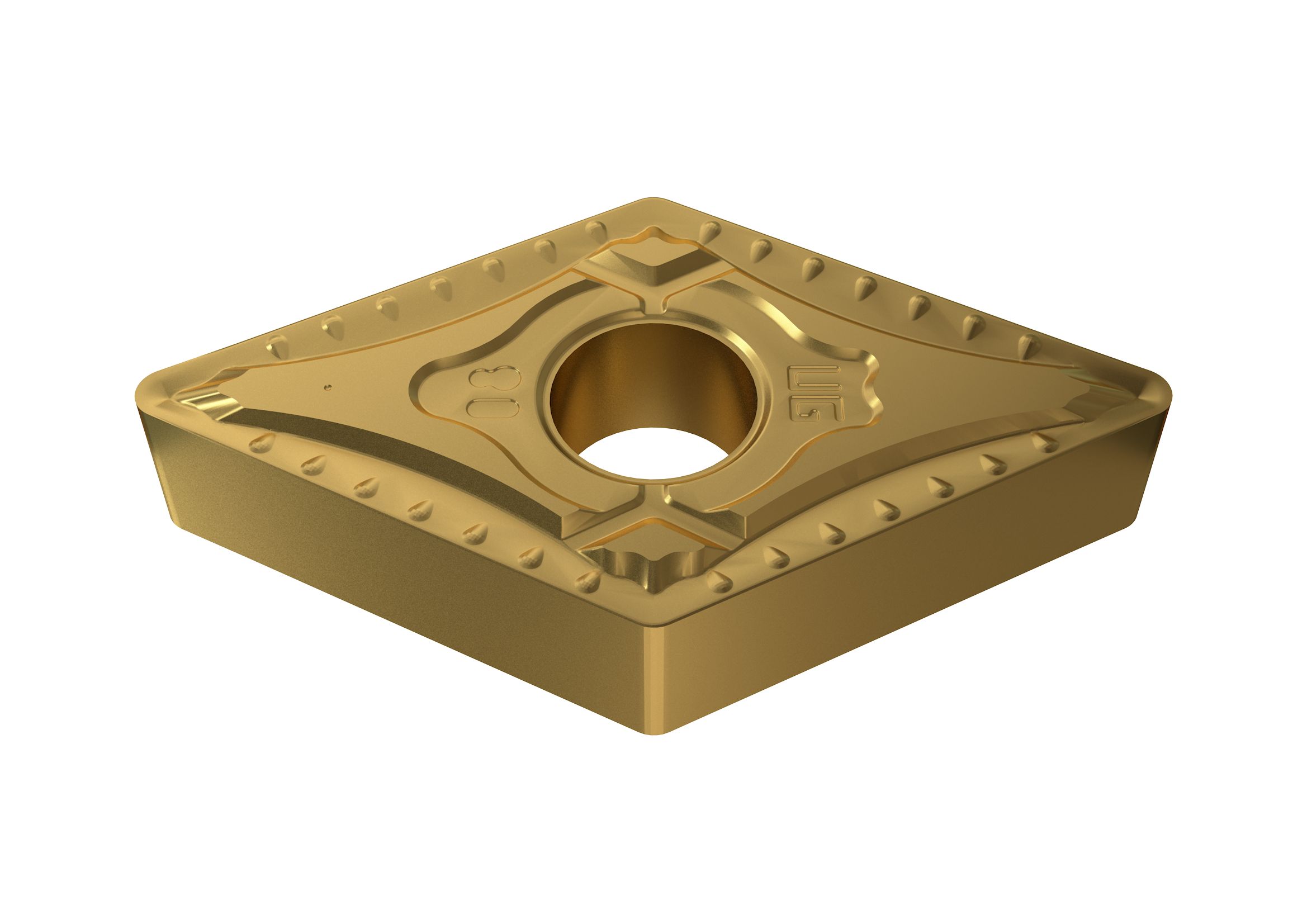 Picture of DNMG432UG YG801 YG-1 DNMG150408-UG YG801 55.0° Negative Carbide 0.0313 0.80mm Radius Medium, Semi Finishing