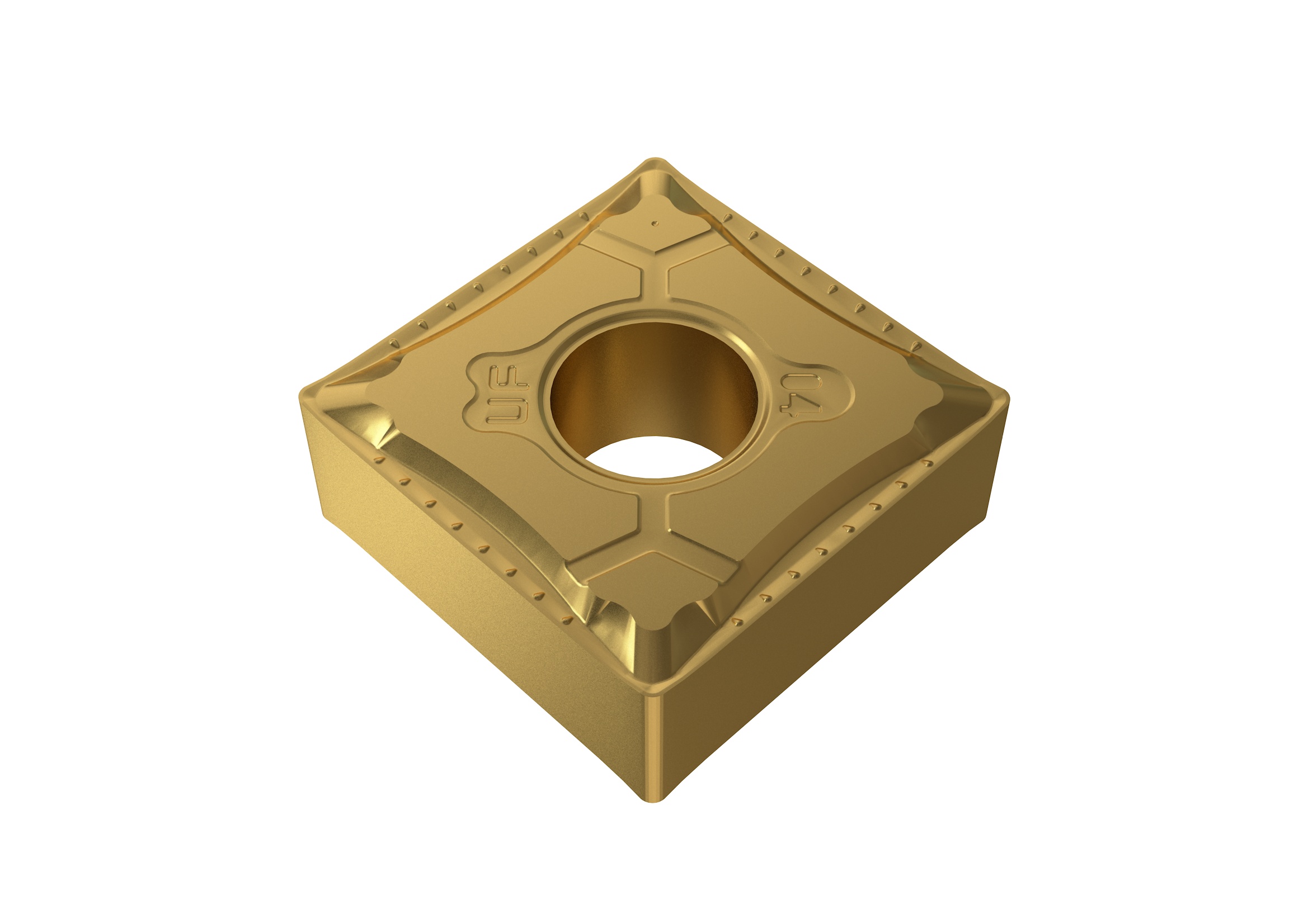 Picture of SNMG431-UF YG801 YG-1 SNMG120404-UF YG801 Square Negative Carbide 0.0156 0.40mm Radius Finishing, Semi Finishing