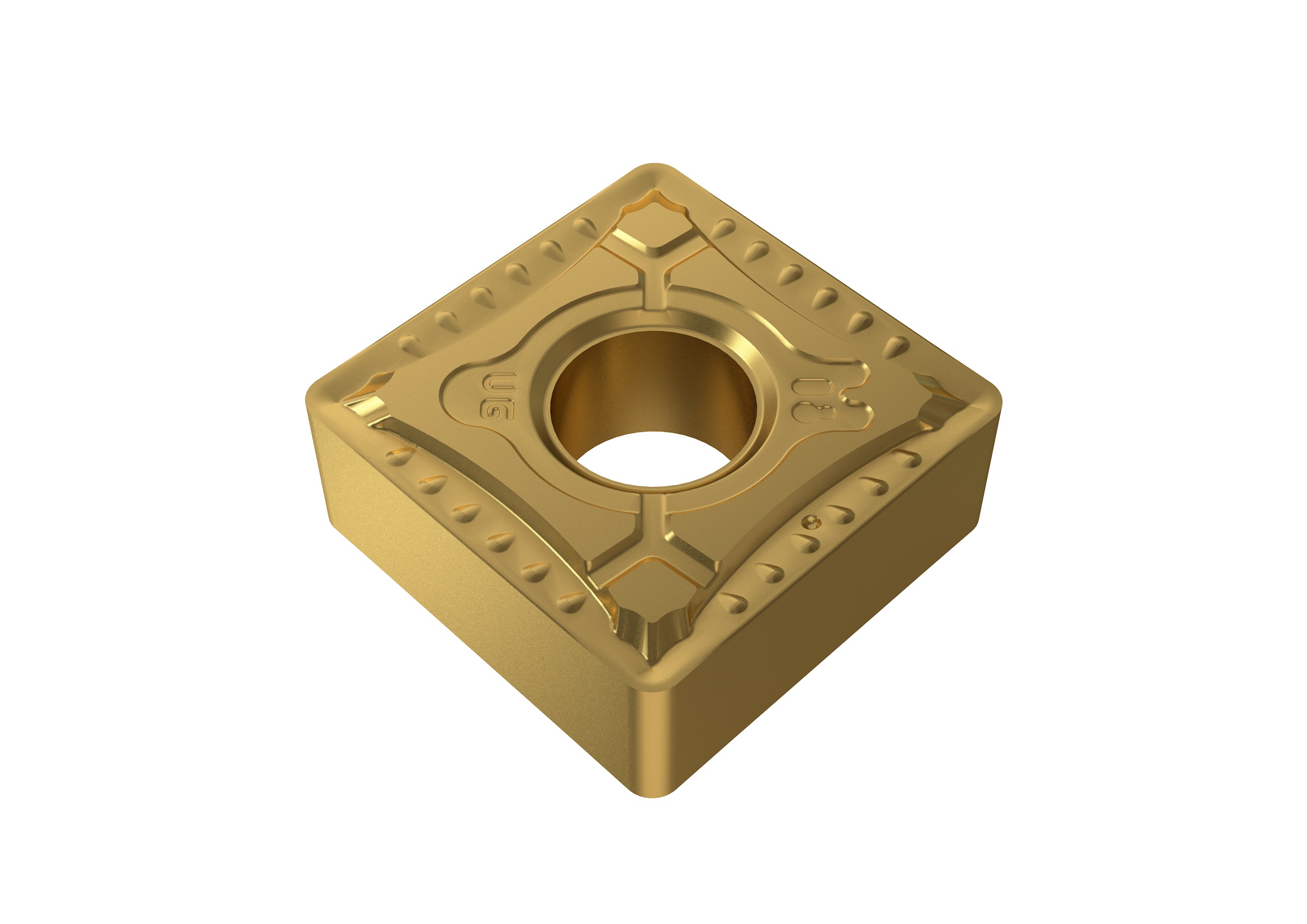 Picture of SNMG432UG YG801 YG-1 SNMG120408-UG YG801 Square Negative Carbide 0.0313 0.80mm Radius Medium, Semi Finishing