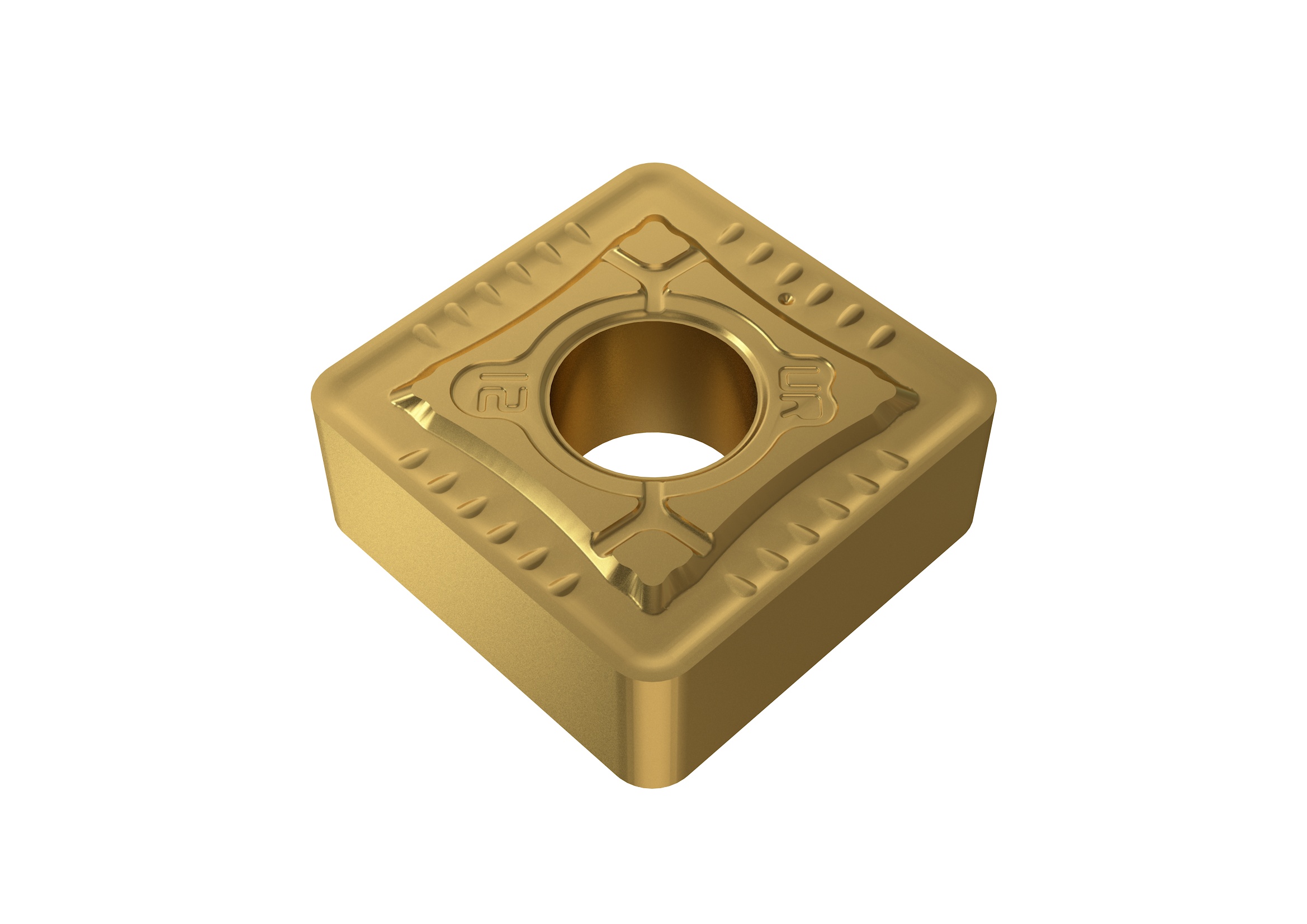 Picture of SNMG433UR YG801 YG-1 SNMG120412-UR YG801 Square Negative Carbide 0.0469 1.19mm Radius Roughing, Medium