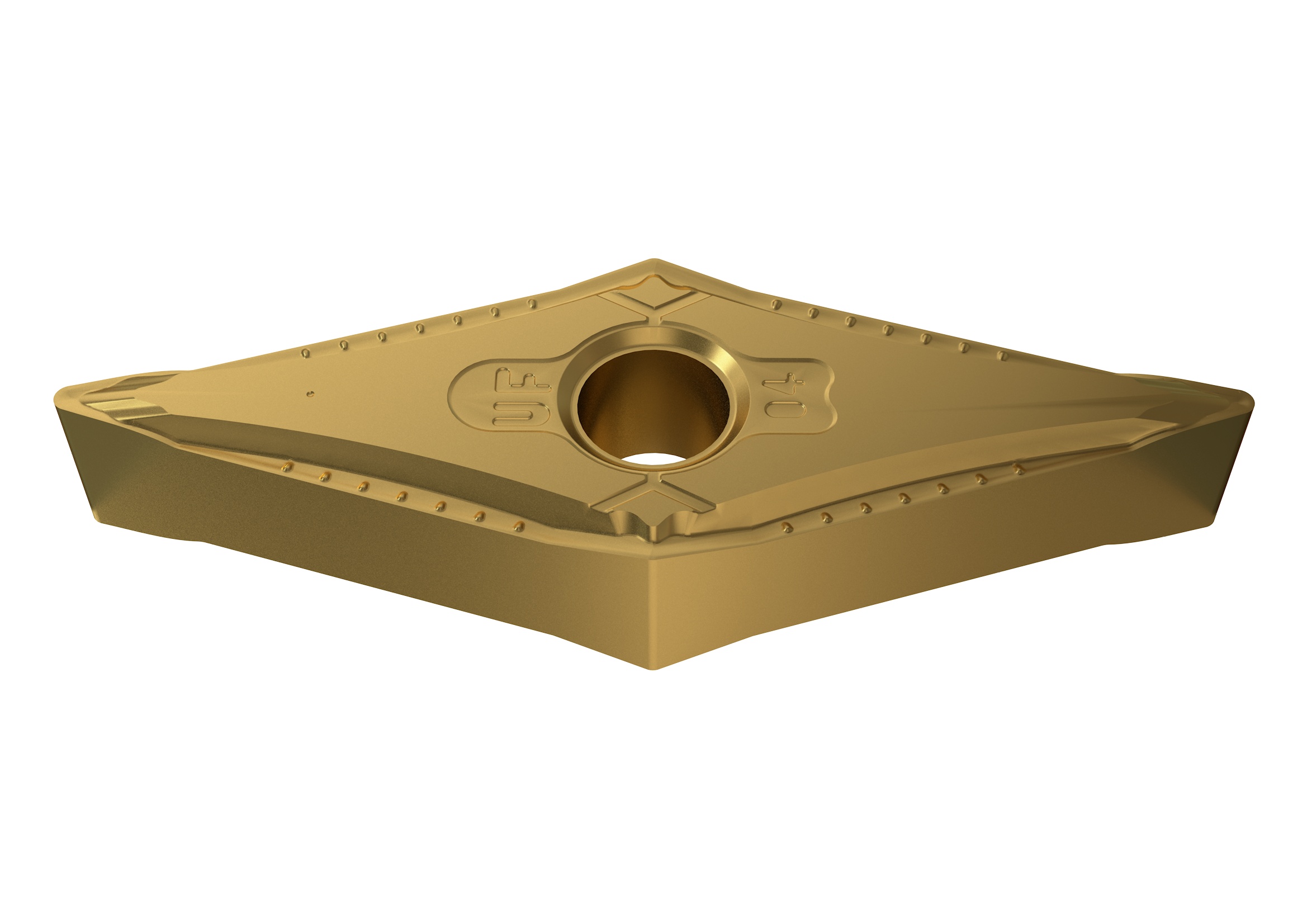 Picture of VNMG331UF YG801 YG-1 VNMG160404 UF YG801 35.0° Negative Carbide 0.0156 0.40mm Radius Medium, Semi Finishing