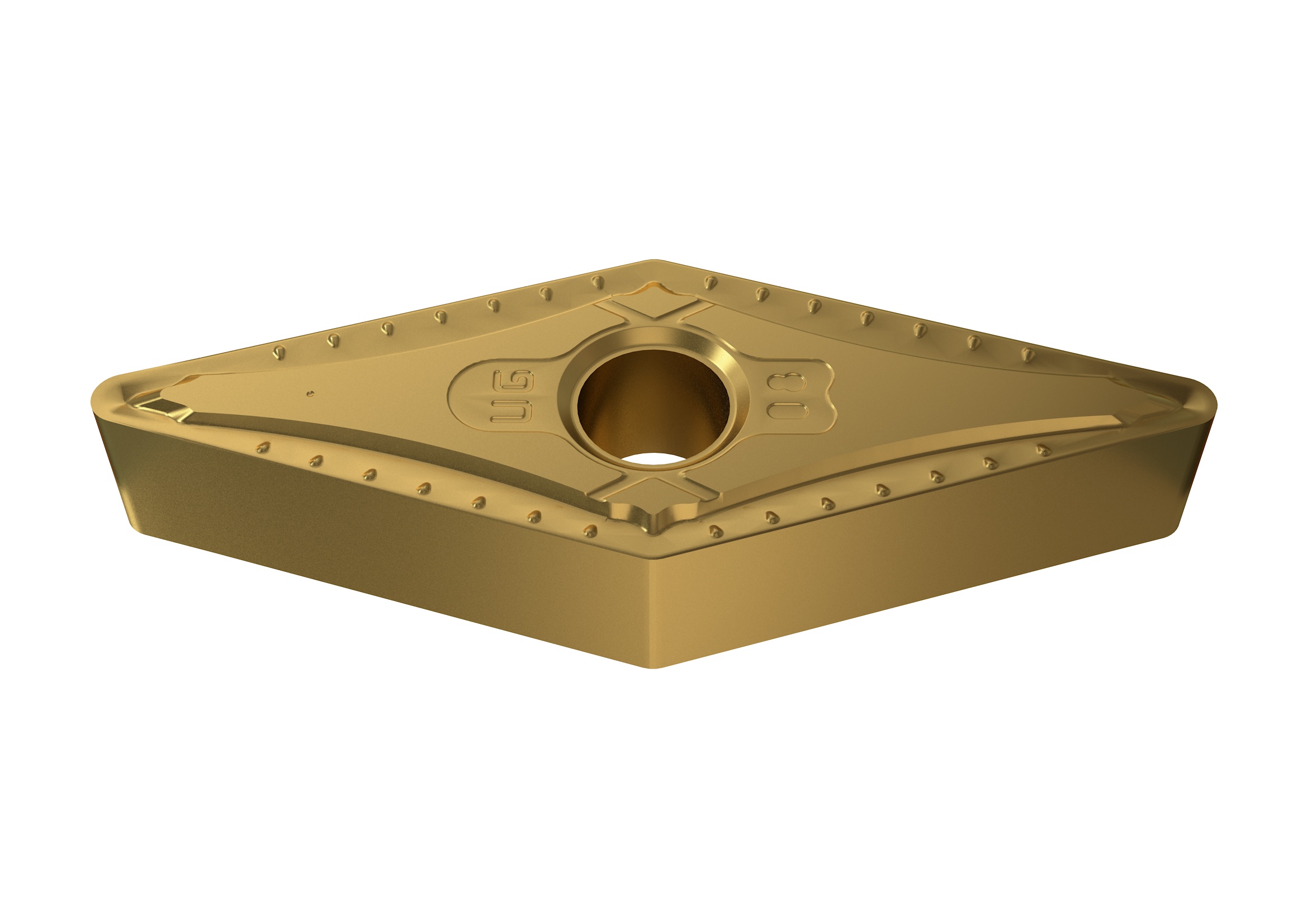 Picture of VNMG332UG YG801 YG-1 VNMG160408 UG YG801 35.0° Negative Carbide 0.0313 0.80mm Radius Medium, Semi Finishing