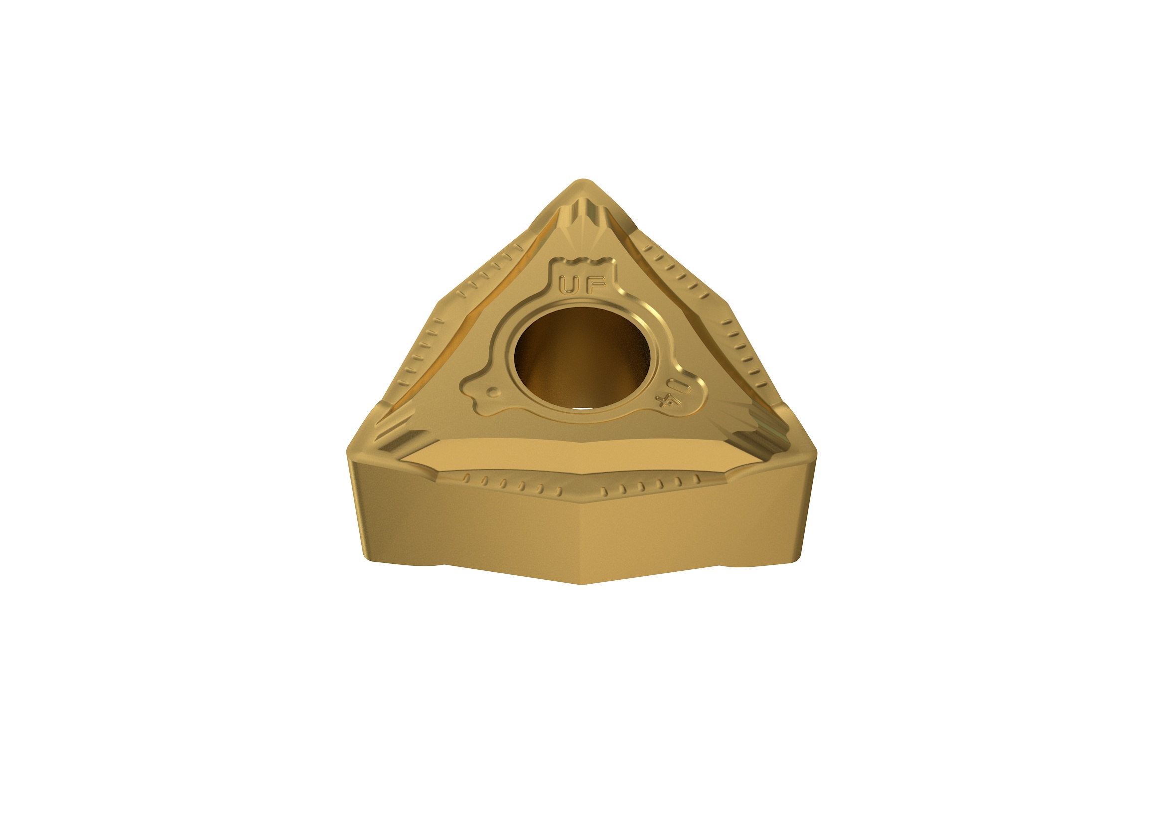 Picture of WNMG331UF YG801 YG-1 WNMG060404 UF YG801 Trigon Negative Carbide 0.0156 0.40mm Radius Finishing, Semi Finishing