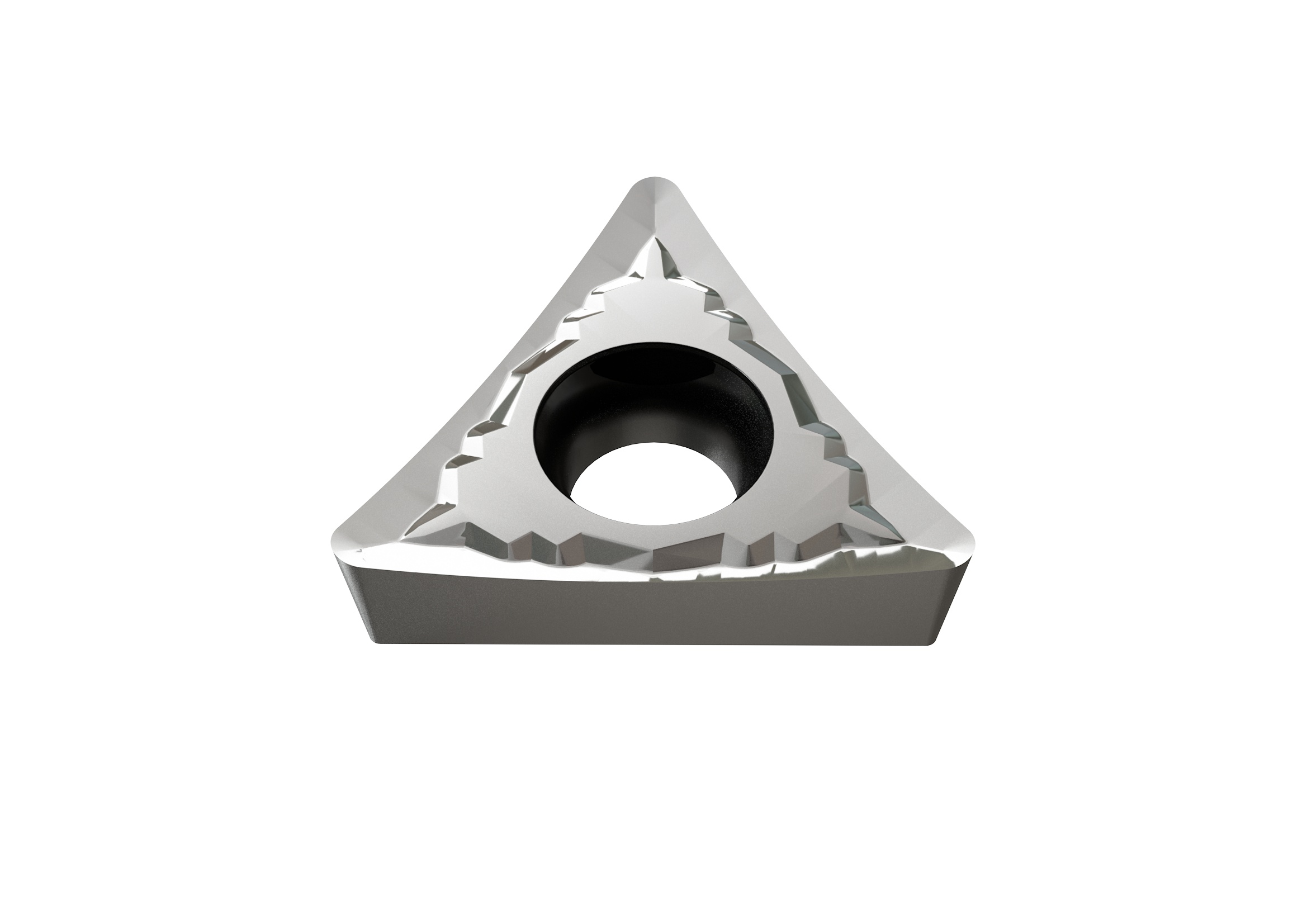 Picture of TCGT3252AL YG10 YG-1 TCGT16T308 AL YG10 Triangle Positive Carbide 0.0781 1.98mm Radius Finishing, Semi Finishing